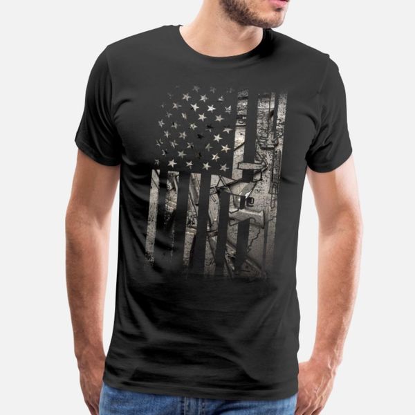 

distressed american flag ar15 gift for gun lover t shirt men interesting short sleeve euro size s-3xl letters interesting new style summer