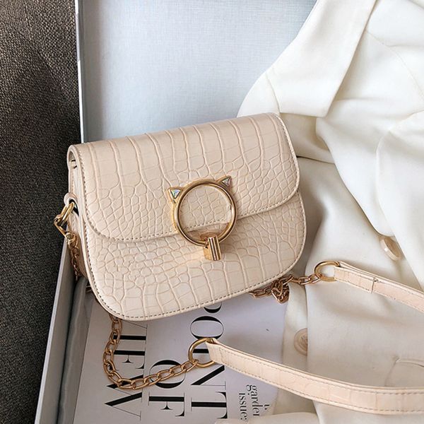 

female alligator pu leather crossbody bag for women 2020 chain shoulder messenger bag ladies hand sling luxury handbags designer
