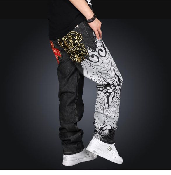 

men's jeans 2021 s hip-hop trousers pants casual plus size, Blue