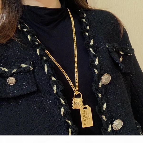 

new arrival padlock pendant necklace for women wedding jewelry gift ps4249, Silver