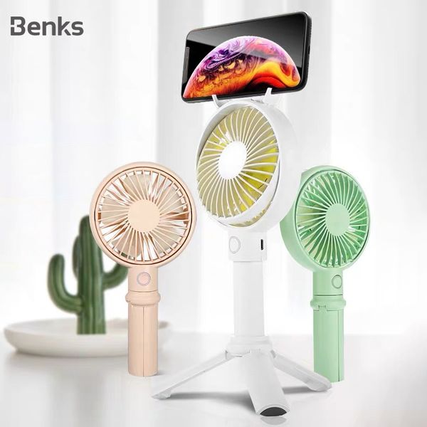 

gadgets benks mini desk fan portable mobile holder fans handheld outdoor usb air cooler small deskoffice tripod rechargeable
