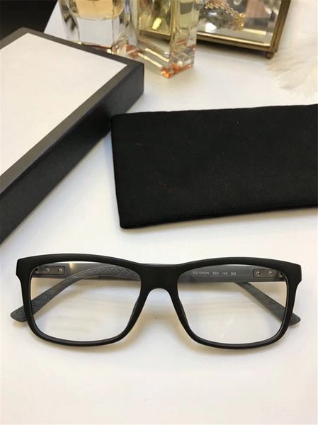 

new selling fashion optical glasses square simple frame popular generous casual style transparent lens frame 1045, Black