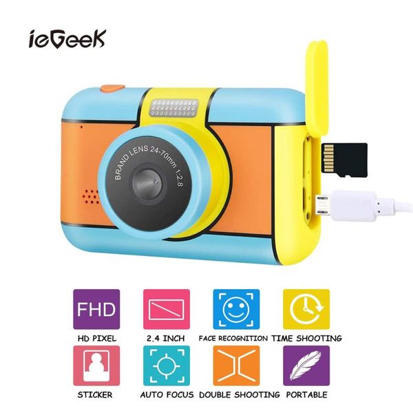 

new kids mini digital camera 2.4 inch 28mp video camera toys usb rechargeable selfie kids outdoor pgraphy camcorder