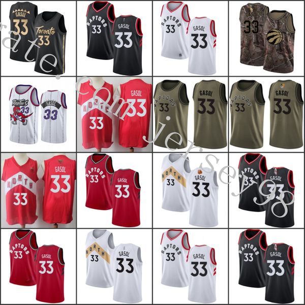 

toronto raptors men 33 marc gasol white nba golden swingman stitched jersey, Black