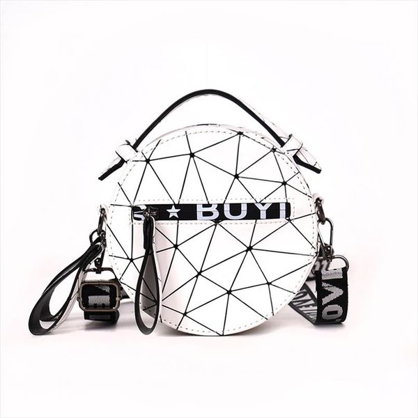 

new women shoulder bag handbags women geometric bags designer round messenger bag for women 2020 bolsa feminina