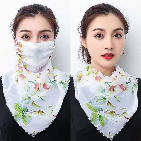 

chiffon scarf tulle fashion riding dustproof uv sunscreen mask ladies scarf multicolor wholesale, Blue;gray