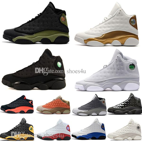 

13 13s cap and gown terracotta blush mens basketball shoes chicago black infrared flints bred dmp men sports sneakers designer trainers