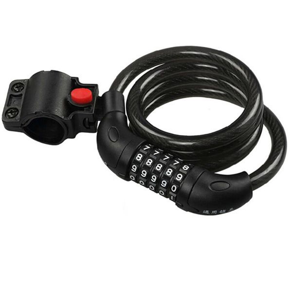 

cgjxsbicycle lock code key locks 1 .2m cycling password combination security steel wire locks bicycle accessories multicolor new