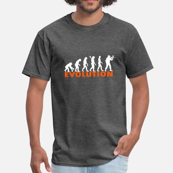 

evolution t shirt men create short sleeve euro size s-3xl family cute comical spring outfit shirt