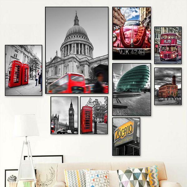 

poster nordic posters and prints paintings for living room wall art decorative pictures canvas print city london paris landscape
