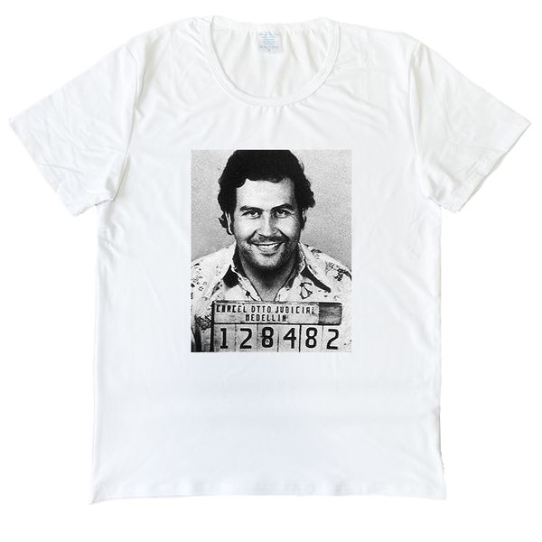 

new men's t shirt pablo escobar medellin scarface t-shirt hip hop tees streetwear