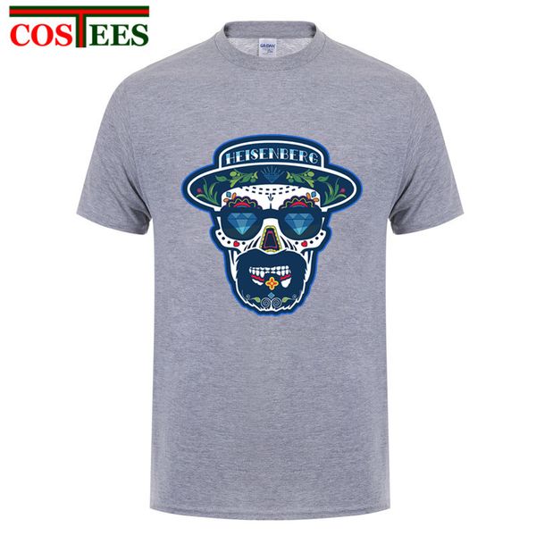 

camisetas heisenberg breaking bad t shirt men hermanos cotton short hipster tees walter white cook swag heisenberg men's t-shirt