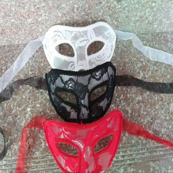 

brocade mask costume mysterious pretty venetian (black crystals mardi women's balls, prom, lace mask grasmasquerade red venetian home00