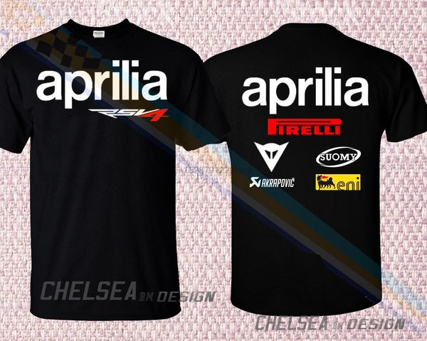 

limited edition aprilia rsv4 factory akrapovic sbk team t-shirt wsb 3j8
