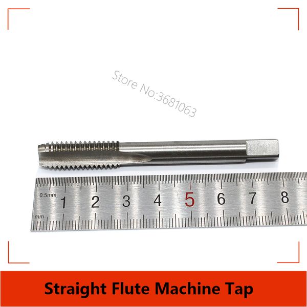 

10pc m10 straight flute machine taps thread m10x1.25 m10x1 m10x1.5 hss h2 tap bit right hand threading drill bit tool