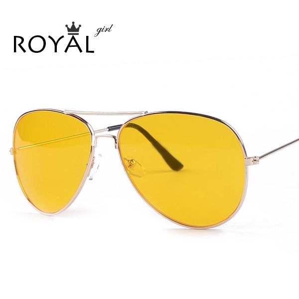 

sunglasses women yellow lens chic night sun glasses ss02, White;black