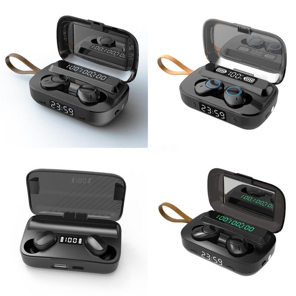 

s2 mini tws беспроводной магнитный двойной ear stereo водонепроницаемый невидимый ear bluetooth гарнитура 5,0 # 709