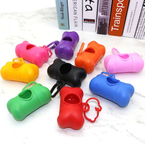 

portable pet waste bag dispenser dog waste bag collector holder plastic garbage bag dispenser carrier case pets clean supplies vt1576