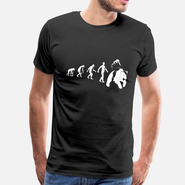 

evolution of putin & bear t shirt men knitted tee shirt round collar slim loose humor spring autumn leisure shirt