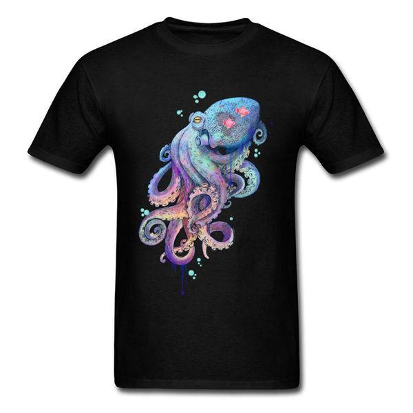 

ocs tentacle men tshirt psychology 100% cotton crewneck men's t-shirts 3d printed loose t-shirt camiseta high quality
