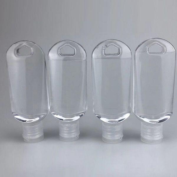 50 ml leere Händedesinfektionsflaschen, auslaufsichere Reise-Sprühflasche mit feinem Nebel, mit Schlüsselanhänger für Alkohol, Toilettenartikel, Flüssigseife