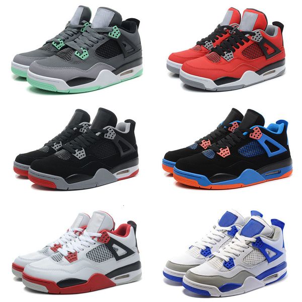 

money pure new basketball 4 shoes mens 4s bred royalty white cement sports sneakers motorsport outdoor sports sneakers size 36-47, Black