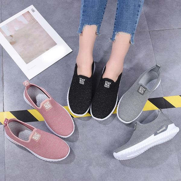 

leisure women shoes ladies spring autumn fashion outdoor mesh sports shoes runing breathable comfortable sneakers m140#, Black