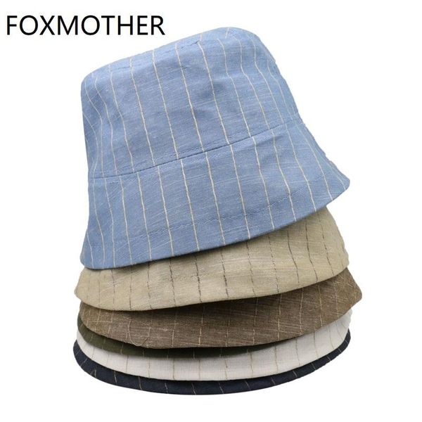

casquette white for foxmother gorras hat women fisherman panama cap ladies striped new black blue bucket mhkms mycutebaby007, Black;white