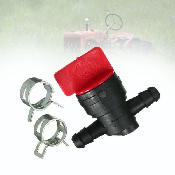 

universal plastic fuel cut clamps lawn mower inline straight home shut off