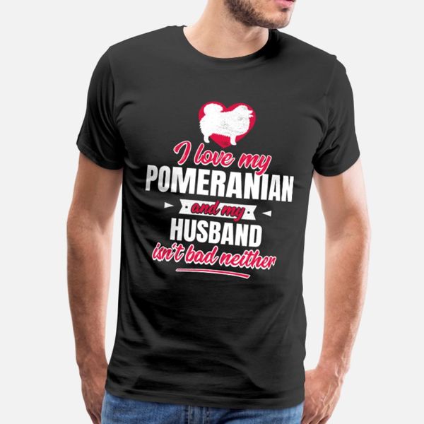 

поморская забавный владелец собаки муж жене подарок тенниска мужчины customize 100% хлопок crew neck basic твердая интересная рубашка здания
