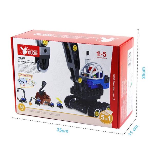 

children puzzle big particle diy assembly inserting building blocks toy mechanical engineering car series for boys intelligence gift 18