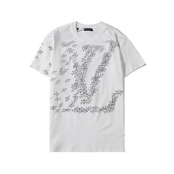 

2020 high-quality designer t shirt men and women luxury cotton short-sleeved black and white retro religious hip hop style with, White;black