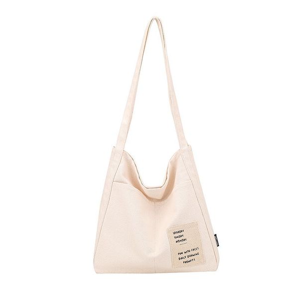 

2o20the new women's canvas handbag casual canvas shoulder bags fashion crossbody bags high capacity tote bag