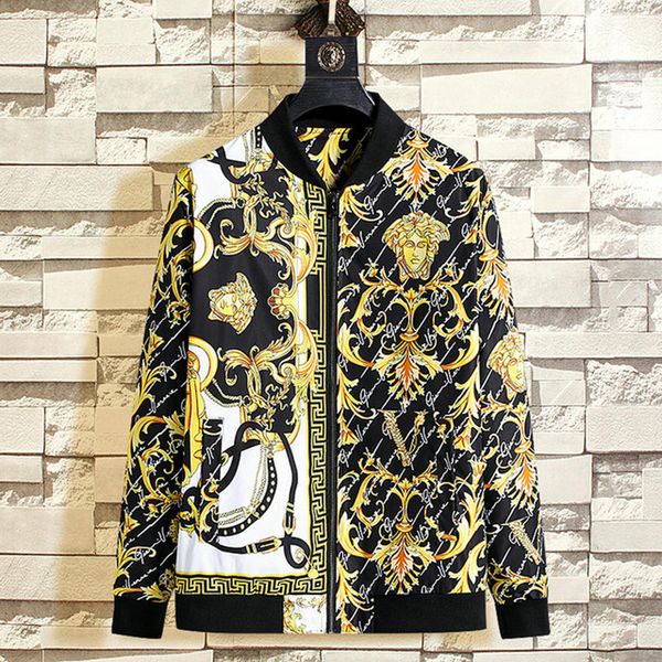 

wholesale versa embroidery men jacket coat man hip hop streetwear off men jacket palm coat bomber clothes angels white shoes slipper 06, Black;brown