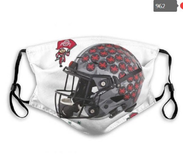 

wholesale teams college student designer face mask 5 layer activated carbon filter waterproof breathable mask m-shaped nose clip mask c85