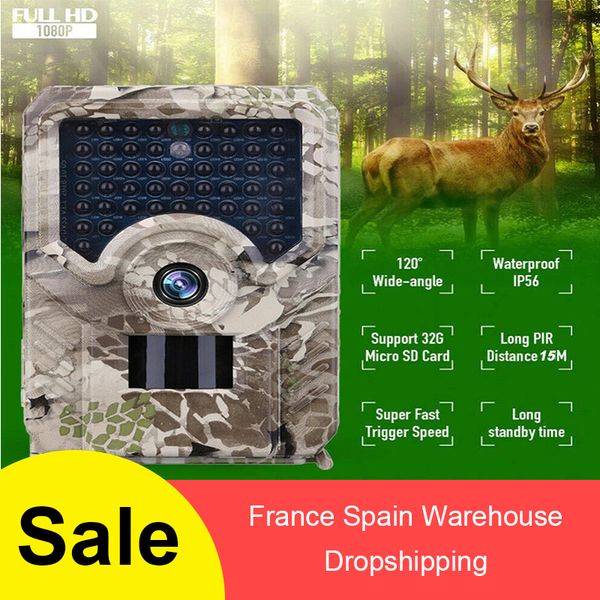

pr200 trail camera 12mp 49pcs 940nm ir led hunting camera ip56 waterproof wildlife night vision p traps scout