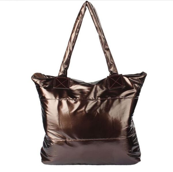 

fashion design women handbag single shoulder tote girl large bale cotton handbags feather down shoulder bag bolsa feminina sac