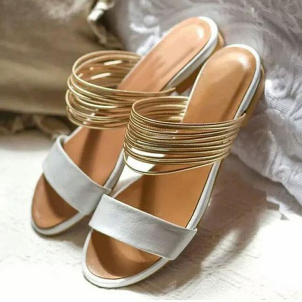 

sandals for womens leisure rome flat plus size flat one word with peep toe slippers shoes retro, Black