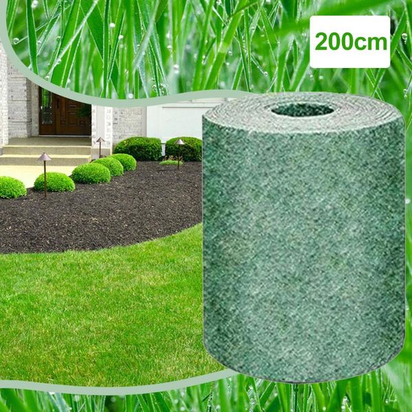 

biodegradable grass seed mat seed starter mat 3/2/1m× 0.2m grass carpet starter garden supplies artificial lawn