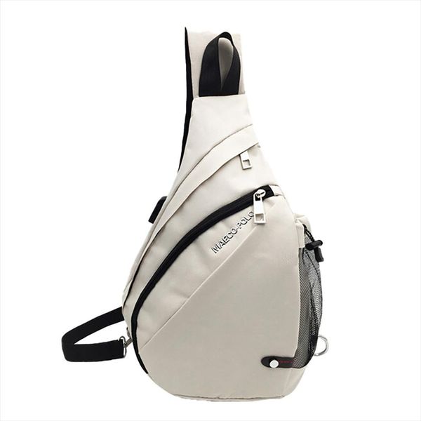 

brand large capacity chest bag pack leather zipper womens messenger bags mens school bag modern shoulder bag l10
