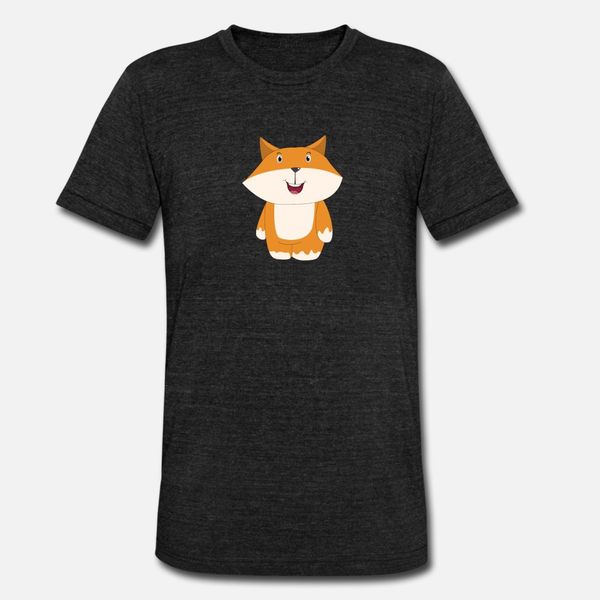 

funny cute fox cartoon t shirt men printing tee shirt s-xxxl letter loose humor summer trend shirt