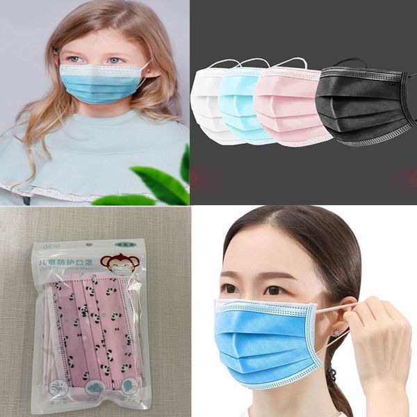 

children kids disposable mask face mask breathe face masks daily facemask protective mask anti fog dust-proof disposable face masks