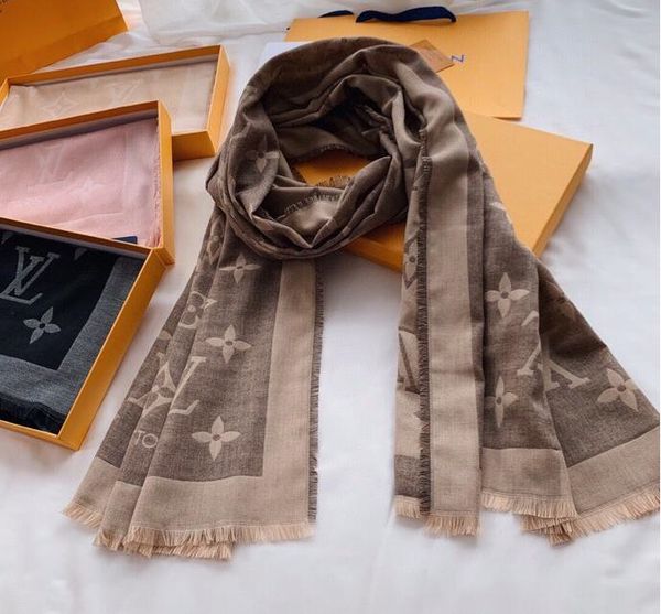 

2020 winter luxury cashmere scarf high-end classic brand fashion men s and women s scarf 200*70, Blue;gray