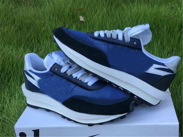 

fragment design ldv waffle navy blue ldwaffle running shoes men women chunky dunky black anthracite summit white green pink sneakers 36-45