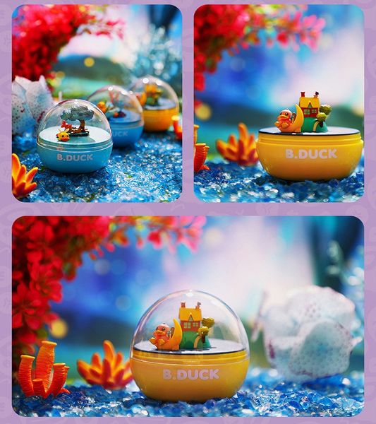 

children little duck rotating music box little duck funny twisted egg toys blind box room decoration kid gift