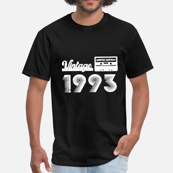 

vintage 1993 limited edition t shirt men customize cotton o-neck clothes famous comfortable spring autumn formal shirt