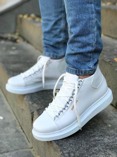 

chekich ch258 white male sneakers, Black