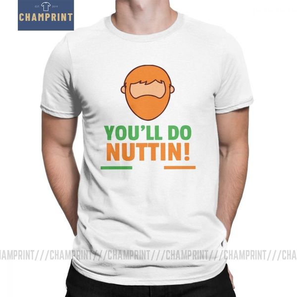 

you'll do nuttin men t shirt conor mcgregor funny 100% cotton short sleeve tee shirt crew neck t-shirt unique plus size