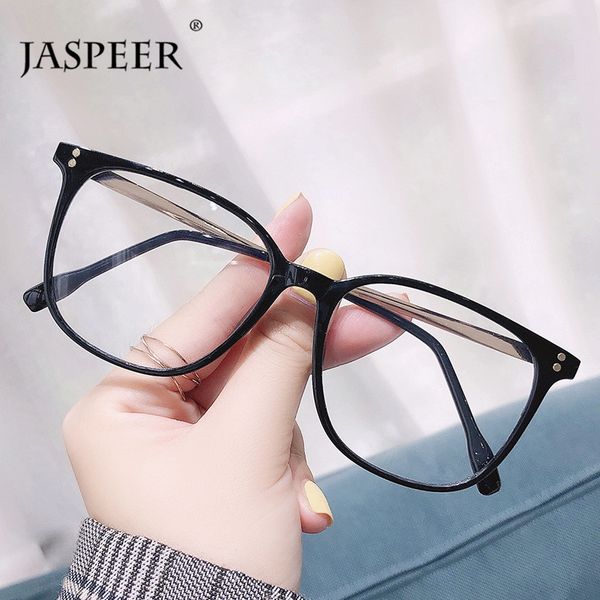 

jaspeer vintage square anti blue eyeglasses women men retro blue light blocking glasses frames computer optical frames eyeglass, White;black