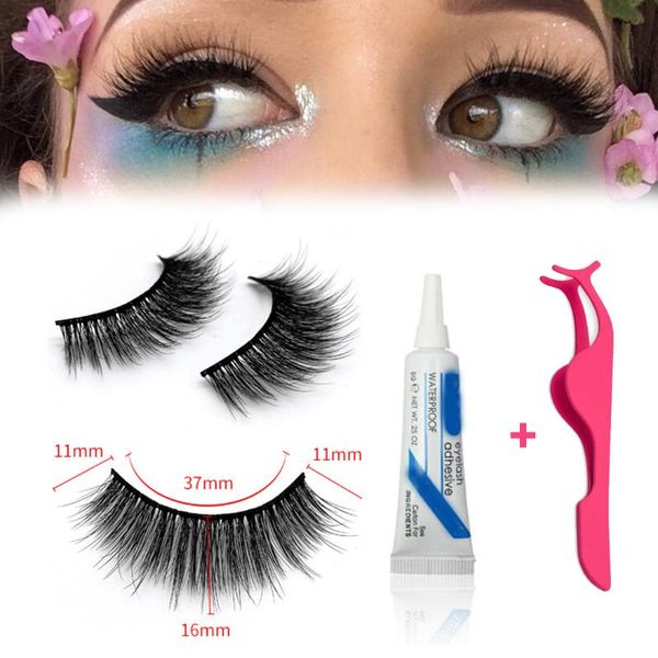 

lashes 3d mink eyelashes natural long /thick false eyelashes handmade lashes makeup extension